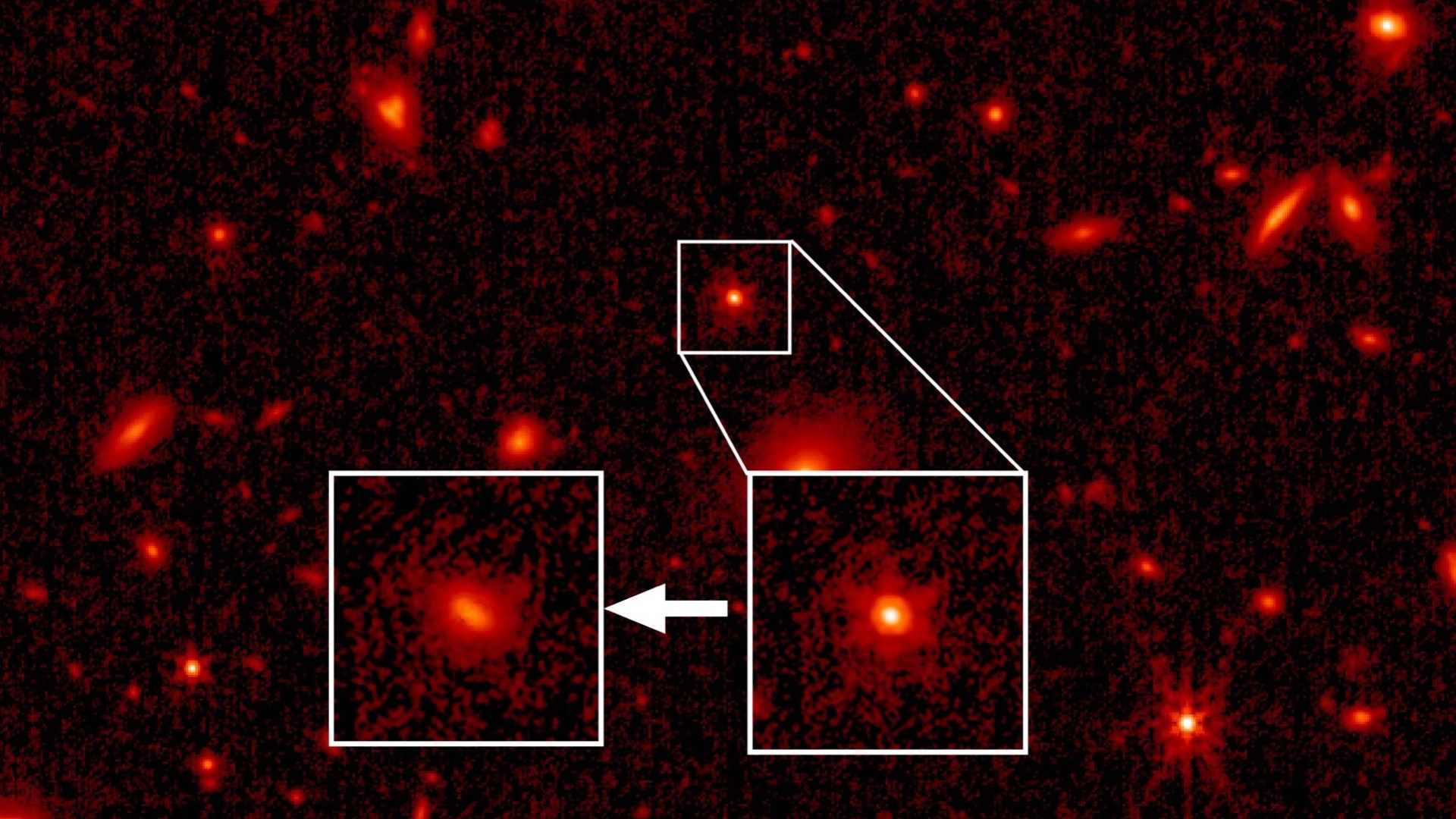 نخستین رصد کهکشان‌های میزبان اختروش‌ها توسط جیمز وب