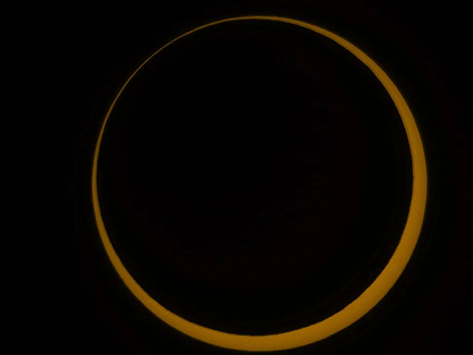 گزارش تصویری از خورشید گرفتگی حلقوی سال ۲۰۲۳